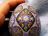 WIP Ukrainian Easter Egg Batik Art Pysanky By So Jeo : pysanky pysanka ukrainian easter egg batik art sojeo flowers circles medallions rose pussy willows vines leaves